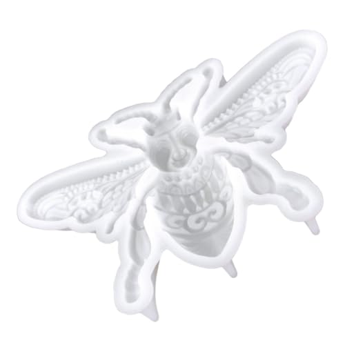 Gogogmee Epoxidharz Silikonform Bienenmotiv Wiederverwendbar Antihaft Flexibel DIY Schlüsselanhänger Herstellung Dekor Anhänger Kreativ von Gogogmee