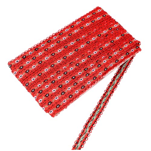 Gogogmee Ethnischer Stil Diy Blumenmuster Stickerei Spitzenborte Vintage Kostüm Dekorationsband für Mode und Basteln Yards Gogogmee Ethnischer Stil Diy Blumenmuster Stickerei Spitzenborte Vintage Kostüm Dekorationsband für Mode und Basteln Yards von Gogogmee