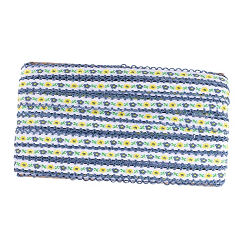 Gogogmee Ethnischer Stil Diy Spitze Gesticktes Blumenmuster Schmaler Besatz für Kleidung und Yards Langlebige und Sichere Spitzenborte Gogogmee Ethnischer Stil Diy Spitze Gesticktes Blumenmuster Schmaler Besatz für Kleidung und Yards Langlebige und Sichere Spitzenborte von Gogogmee