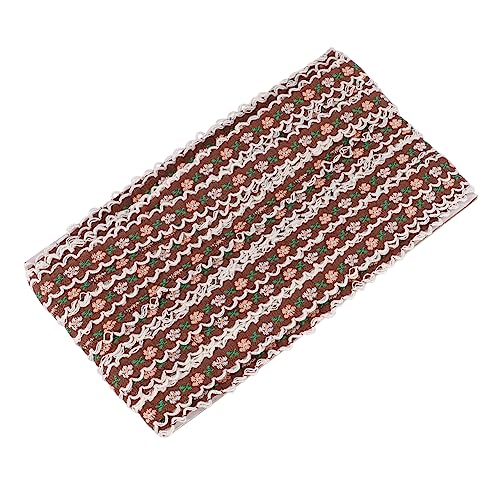 Gogogmee Ethnischer Stil Diy Spitzenband mit Gesticktem Blumenmuster Breites Goldenes Spitzengewebe für Kleidung und Dekoration Yards Gogogmee Ethnischer Stil Diy Spitzenband mit Gesticktem Blumenmuster Breites Goldenes Spitzengewebe für Kleidung und Dekoration Yards von Gogogmee