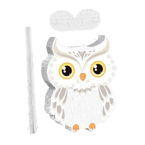 Gogogmee Eulen Piñata Pinata Spiel Dschungel Tiermotiv Geburtstagsdeko Mädchen Party Wald Motto Zubehör von Gogogmee
