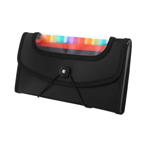 Gogogmee Fächer Erweiterbarer Aktenordner mit Dokumentenorganizer für Büro und Zuhause Großer Fassungsvermögen Quittungs Kartenhalter Schwarzer Accordion Folder Organizer Gogogmee Fächer Erweiterbarer Aktenordner mit Dokumentenorganizer für Büro und Zuhause Großer Fassungsvermögen Quittungs Kartenhalter Schwarzer Accordion Folder Organizer von Gogogmee