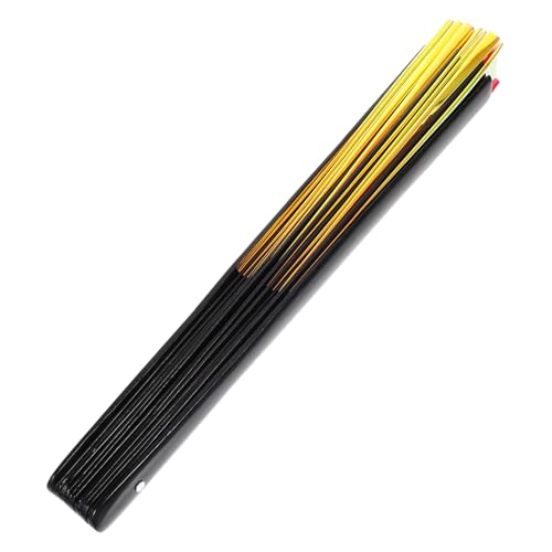 Gogogmee Faltbarer Handfächer aus PVC mit Bambusstäben Irideszierend Großer Bühnenfächer für Tanz Party Hochzeit Chinesischer Stil Leicht und Dekorativ für Sommer und Performance Gogogmee Faltbarer Handfächer aus PVC mit Bambusstäben Irideszierend Großer Bühnenfächer für Tanz Party Hochzeit Chinesischer Stil Leicht und Dekorativ für Sommer und Performance von Gogogmee
