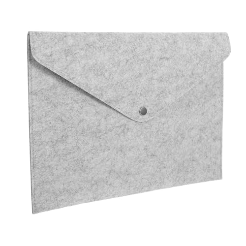 Gogogmee Filz Dokumentenmappe mit Druckknopfverschluss Tragbare Aufbewahrungstasche für Büro Schule Stilvoller Papier Organizer für Briefe Gogogmee Filz Dokumentenmappe mit Druckknopfverschluss Tragbare Aufbewahrungstasche für Büro Schule Stilvoller Papier Organizer für Briefe von Gogogmee