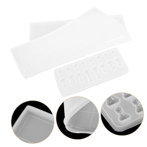 Gogogmee Full Silikonform Schachbrett und Figuren Set für Epoxidharz DIY Gießen Langlebige Flexible Schachmatt Formen für Schachliebhaber und Dekorative Anwendungen Gogogmee Full Silikonform Schachbrett und Figuren Set für Epoxidharz DIY Gießen Langlebige Flexible Schachmatt Formen für Schachliebhaber und Dekorative Anwendungen von Gogogmee