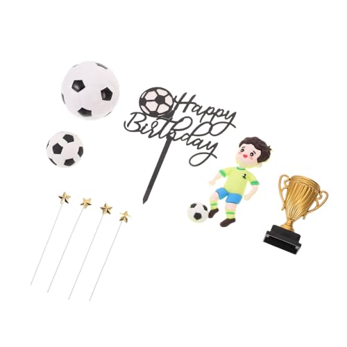 Gogogmee Fußball Geburtstagstorte Dekorationen mit Realistischen Fußballspieler Figuren Fußball Themen Cake Toppers Einfach zu Platzieren für Sport Party und Feierlichkeiten Gogogmee Fußball Geburtstagstorte Dekorationen mit Realistischen Fußballspieler Figuren Fußball Themen Cake Toppers Einfach zu Platzieren für Sport Party und Feierlichkeiten von Gogogmee