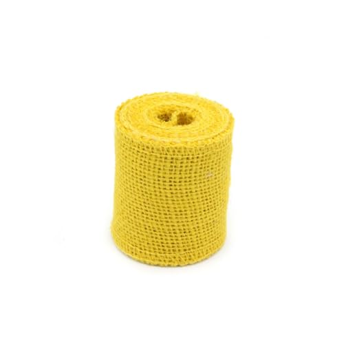 Gogogmee Gelbes Jute Dekoband Rolle Umweltfreundliches Naturband für Weihnachtsdeko DIY Kranz Geschenkverpackung und Bastelarbeiten Natürliche Struktur Vielseitig Verwendbar Gogogmee Gelbes Jute Dekoband Rolle Umweltfreundliches Naturband für Weihnachtsdeko DIY Kranz Geschenkverpackung und Bastelarbeiten Natürliche Struktur Vielseitig Verwendbar von Gogogmee