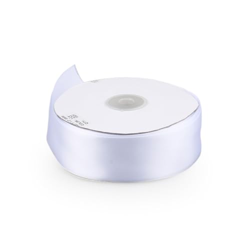 Gogogmee Geschenkband Weiß Hochdichtes Grosgrain Geschenkband Schleifenband für Basteln Dekoration Geschenkverpackung Polyester Gogogmee Geschenkband Weiß Hochdichtes Grosgrain Geschenkband Schleifenband für Basteln Dekoration Geschenkverpackung Polyester von Gogogmee