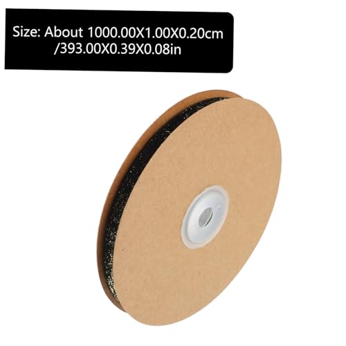 Gogogmee Glitzernde DIY Geschenkband Samtband für Bastelarbeiten Geschenkverpackung Bühnenkostümverzierung Langlebig Reißfest Schwarz Gold Gogogmee Glitzernde DIY Geschenkband Samtband für Bastelarbeiten Geschenkverpackung Bühnenkostümverzierung Langlebig Reißfest Schwarz Gold von Gogogmee