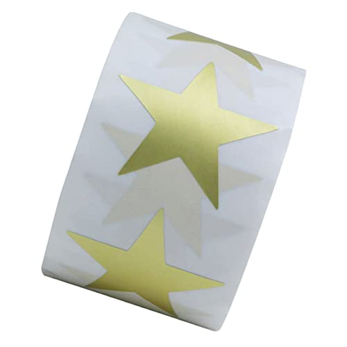 Gogogmee Goldene Fünfzackige Sternaufkleber Selbstklebend Belohnungssticker für Schüler Klassenzimmer Basteln Dekoration Leicht Tragbar Gogogmee Goldene Fünfzackige Sternaufkleber Selbstklebend Belohnungssticker für Schüler Klassenzimmer Basteln Dekoration Leicht Tragbar von Gogogmee