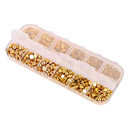 Gogogmee Goldene Halbkreis Perlen Nail Art Aufkleber Maniküre Dekoration Selbstklebende Nagelaccessoires für Kreative Designs für DIY Nagelkunst und Maniküre Gogogmee Goldene Halbkreis Perlen Nail Art Aufkleber Maniküre Dekoration Selbstklebende Nagelaccessoires für Kreative Designs für DIY Nagelkunst und Maniküre von Gogogmee