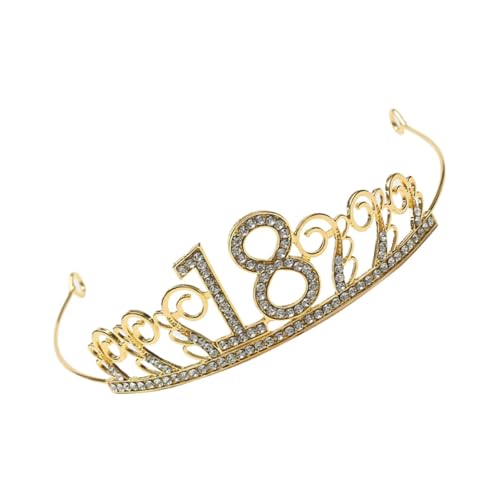 Gogogmee Goldene Kristallkrone Cake Topper Zahl Langlebiges Strassbesetztes Tortendeko Accessoire Geburtstagskrone für Kuchen Festliche Dekoration für und Party Gogogmee Goldene Kristallkrone Cake Topper Zahl Langlebiges Strassbesetztes Tortendeko Accessoire Geburtstagskrone für Kuchen Festliche Dekoration für und Party von Gogogmee