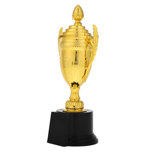 Gogogmee Goldene Trophäe aus Kunststoff Kreative Auszeichnung für Sportwettbewerbe Belohnungen und Feste Partygeschenk für Kleine Erfolge und Anerkennung von Gogogmee