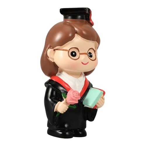 Gogogmee Graduation Cake Dekoration Figurine Topper Doktorin Deko Tortenaufsatz Abschlussfeier Party Kuchenverzierung Sicher Praktisch Geeignet von Gogogmee