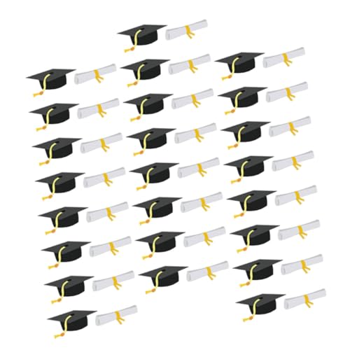 Gogogmee Graduation Konfetti Doktorhut Papierstreu Sichere Party Deko für Abschlussfeier Festliche Tischdekoration für Klassenraum und Feier Class Of Partyzubehör von Gogogmee