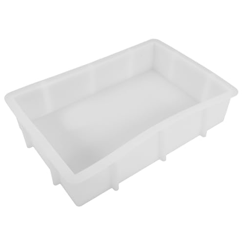 Gogogmee Große Silikonform Rechteckig Langlebig für Epoxidharz Gießen DIY Harzform für Blumen und Heimdekoration Vielseitige Resin Gießform aus Hochwertigem Silikon von Gogogmee