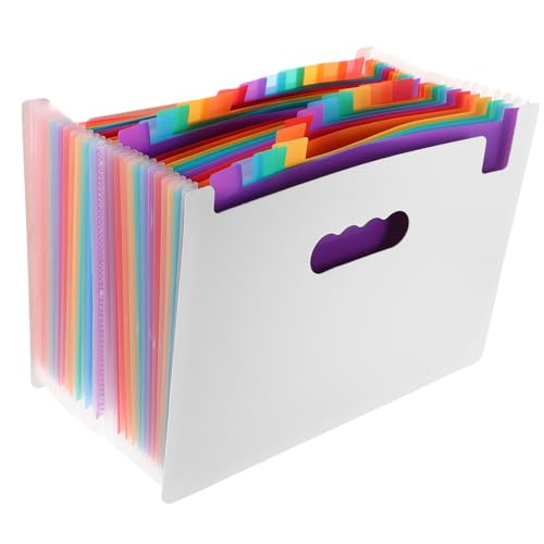 Gogogmee Großer Erweiterbarer Dokumentenordner mit Fächern Tragbarer Mehrlagiger Büro organizer aus Robustem Bunter Aktenordner für Effiziente Desktop ablage und Mobiles Dateimanagement Gogogmee Großer Erweiterbarer Dokumentenordner mit Fächern Tragbarer Mehrlagiger Büro organizer aus Robustem Bunter Aktenordner für Effiziente Desktop ablage und Mobiles Dateimanagement von Gogogmee