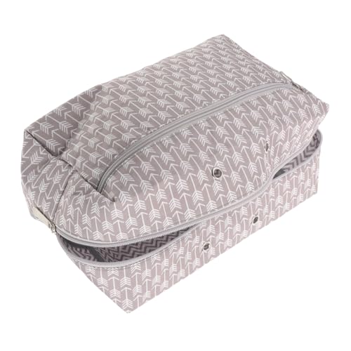 Gogogmee Häkelwerkzeug Aufbewahrungstasche Praktische Organizer Tasche für Strick und Häkelutensilien Tragbar Langlebig für Nähmaschinen und Handarbeitsprojekte von Gogogmee