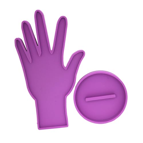 Gogogmee Handförmige Silikonform für Schmuckhalter Kreative DIY Gießform aus Weichem Langlebigem Silikon für Einzigartige Accessoires Einfach zu Reinigen für Epoxidharz Schmuckherstellung von Gogogmee