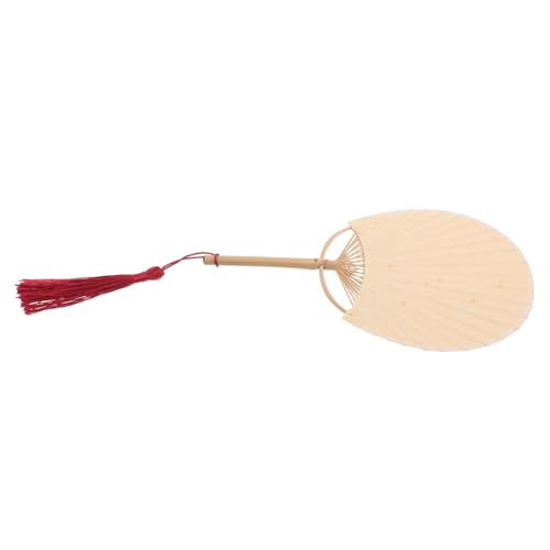 Gogogmee Handgefertigter Bambus Fächer Rund Doppelseitig zum Bemalen Diy Fan für Chinesisches Neujahr Tanz Party Dekoration mit Quaste Beige Nachhaltig Langlebig Gogogmee Handgefertigter Bambus Fächer Rund Doppelseitig zum Bemalen Diy Fan für Chinesisches Neujahr Tanz Party Dekoration mit Quaste Beige Nachhaltig Langlebig von Gogogmee