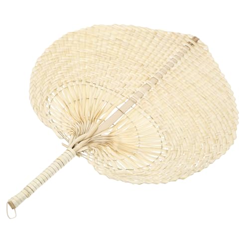 Gogogmee Handgefertigter Sommerfächer aus Natürlichem Stroh Leichter Tragbarer Kühlventilator mit Ergonomischem Griff Traditioneller Chinesischer Stil Dekorativer Wandfächer für Zuhause Gogogmee Handgefertigter Sommerfächer aus Natürlichem Stroh Leichter Tragbarer Kühlventilator mit Ergonomischem Griff Traditioneller Chinesischer Stil Dekorativer Wandfächer für Zuhause von Gogogmee