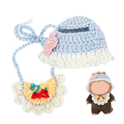 Gogogmee Handgefertigtes Häkel-Hut Halstuch Set für Puppen Weiche Bequeme Babypuppen Kleidung Passend für Labubu Niedliche Puppenhaus Accessoires für Festliche Anlässe Gogogmee Handgefertigtes Häkel-Hut Halstuch Set für Puppen Weiche Bequeme Babypuppen Kleidung Passend für Labubu Niedliche Puppenhaus Accessoires für Festliche Anlässe von Gogogmee