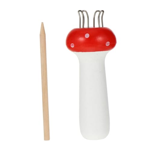 Gogogmee Handlicher Roter Holz Strickpilz French Knitter DIY Werkzeug für Anfänger Geeignet für Wolle Baumwolle Seide Perfektes Bastelzubehör und Dekoratives Strickset Gogogmee Handlicher Roter Holz Strickpilz French Knitter DIY Werkzeug für Anfänger Geeignet für Wolle Baumwolle Seide Perfektes Bastelzubehör und Dekoratives Strickset von Gogogmee