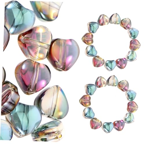 Gogogmee Herzförmige Diy Spacer Perlen Glasperlen für Armbänder Schmuck und Bastelprojekte Gogogmee Herzförmige Diy Spacer Perlen Glasperlen für Armbänder Schmuck und Bastelprojekte von Gogogmee