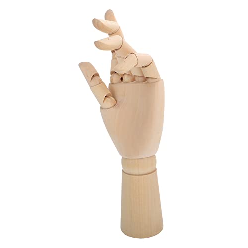 Gogogmee Holz Handmodell mit Beweglichen Fingern Flexibles Skizzierhandmodell für Malerei Zeichnungen und Präsentationen für Künstler von Gogogmee