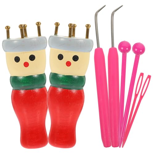 Gogogmee Holz Mehrteilig für DIY Knüpfen Bastelspielzeug Leichtes Langlebiges Garn Strickwerkzeug aus Hochwertigem Holz für Wolle Baumwolle Seide Handliches Spulen Strickgerät Gogogmee Holz Mehrteilig für DIY Knüpfen Bastelspielzeug Leichtes Langlebiges Garn Strickwerkzeug aus Hochwertigem Holz für Wolle Baumwolle Seide Handliches Spulen Strickgerät von Gogogmee