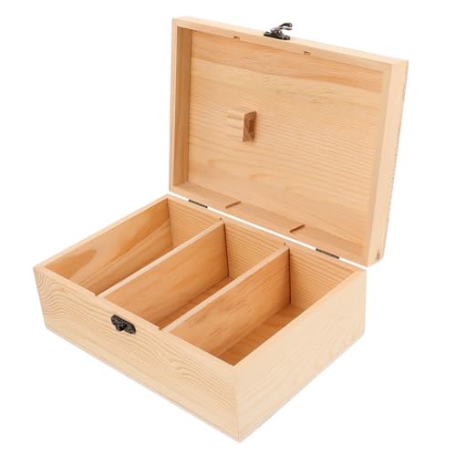 Gogogmee Holz Nadelbox mit Kompakte Nähkästchen Aufbewahrung für Nähnadeln und Zubehör Stabile Holzbox für Nähzubehör für Handarbeit und Quilten Platzsparend und Langlebig Gogogmee Holz Nadelbox mit Kompakte Nähkästchen Aufbewahrung für Nähnadeln und Zubehör Stabile Holzbox für Nähzubehör für Handarbeit und Quilten Platzsparend und Langlebig von Gogogmee