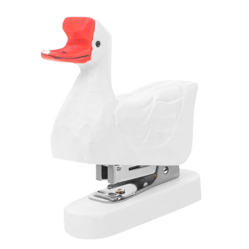 Gogogmee Holz tacker Tiermotiv Mini Heftgerät aus Hochwertigem Holz Robust Tragbar Lustiges Büroaccessoire für Schüler und Schreibtischdeko von Gogogmee