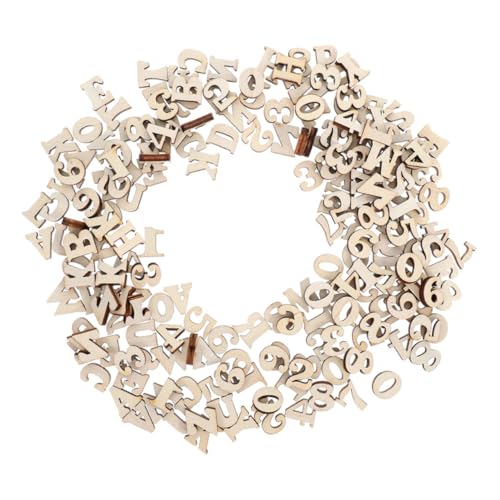 Gogogmee Holzbuchstaben und Holzzahlen Set Teilig aus Naturbelassenem Holz DIY Bastel und Lernspielzeug für Fördert Frühe Erkennung Zählen und Kreative Dekoration im Zuhause und Gogogmee Holzbuchstaben und Holzzahlen Set Teilig aus Naturbelassenem Holz DIY Bastel und Lernspielzeug für Fördert Frühe Erkennung Zählen und Kreative Dekoration im Zuhause und von Gogogmee