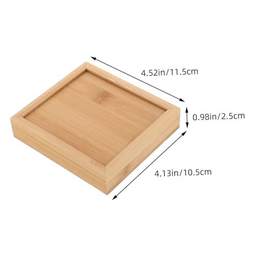 Gogogmee Holzfarben mischbox mit Fächern Wasserfeste Pigment aufbewahrung Praktisches Aquarell farbmischbrett Tragbarer Malkasten für Aquarellfarben Robust und Leicht Transportierbar von Gogogmee