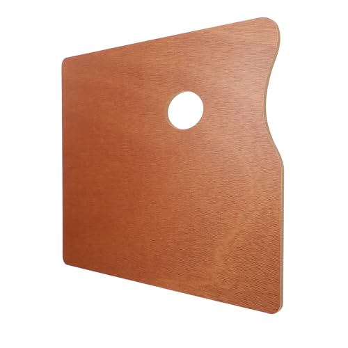 Gogogmee Holzpalette aus Hochwertigem Buchenholz mit Daumenloch Vielseitige Malpalette für Acrylfarben Öl und Aquarellfarben Große Mischfläche für Künstler und Studenten Gogogmee Holzpalette aus Hochwertigem Buchenholz mit Daumenloch Vielseitige Malpalette für Acrylfarben Öl und Aquarellfarben Große Mischfläche für Künstler und Studenten von Gogogmee