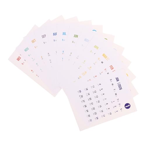 Gogogmee Kalender Sticker Selbstklebend Schreibpapier Kreativer Jahresplaner Monate DIY Journal Aufkleber Für Schule Büro Zuhause Kühlschrank Gogogmee Kalender Sticker Selbstklebend Schreibpapier Kreativer Jahresplaner Monate DIY Journal Aufkleber Für Schule Büro Zuhause Kühlschrank von Gogogmee