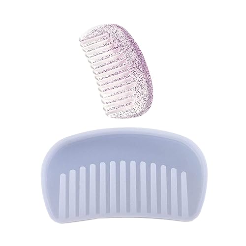 Gogogmee Kammförmige Silikonform für Epoxidharz Handgemachte Cartoon Kammform Flexibel und Langlebig für DIY Projekte und Kreative Bastelarbeiten von Gogogmee