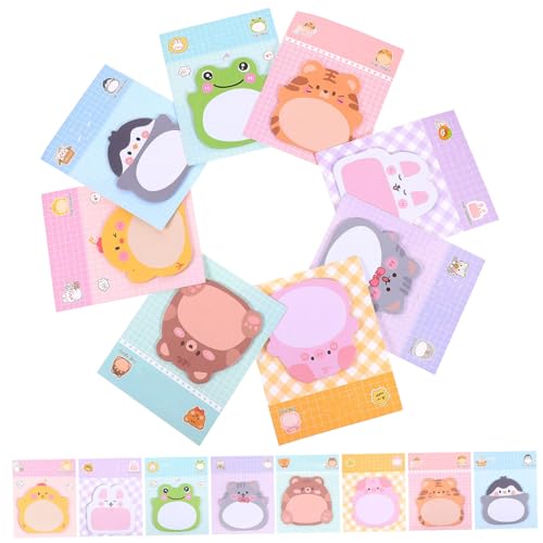 Gogogmee Kleine Haftnotizen mit Cartoon Tieren Selbstklebend für Büro Schule und Zuhause Blöcke Designs Je für Kreative Erinnerungen und To Do Listen Gogogmee Kleine Haftnotizen mit Cartoon Tieren Selbstklebend für Büro Schule und Zuhause Blöcke Designs Je für Kreative Erinnerungen und To Do Listen von Gogogmee
