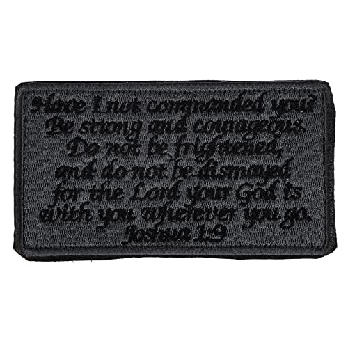 Gogogmee Kleines Bibelzitat Stickerei Patch für Kleidung Exquisites Nähpflaster für DIY Selbstklebend und Waschbar zum Dekorieren von Shirts Jeans und Taschen von Gogogmee