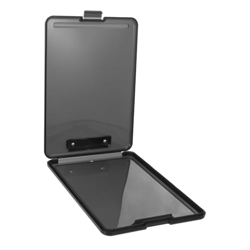 Gogogmee Klemmbrett mit Ablagefach Dokumentenbox für Büro und Schule Robustes Klemmbrett mit Flachem Clip und Leichtem Design von Gogogmee