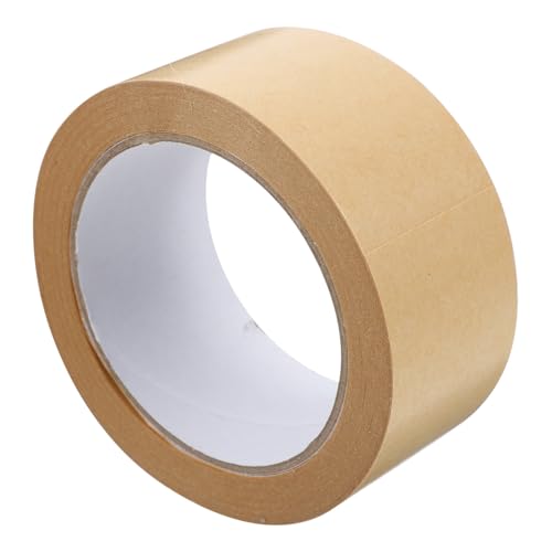 Gogogmee Kraftpapier Dichtungsband Wasserfreies Abreißbares Klebeband für Verpackungen Kartonverschluss und Robust gegen Abrieb und Wasser von Gogogmee