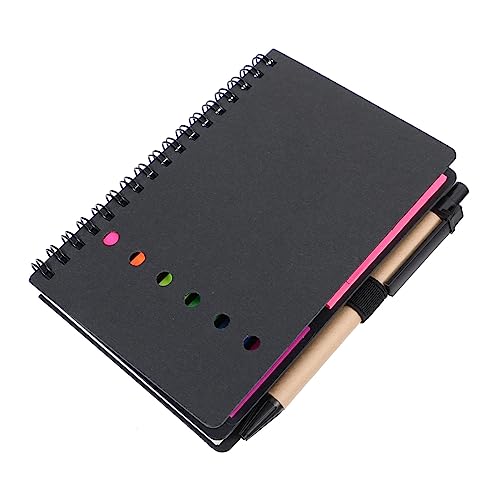 Gogogmee Kreatives Spiral Notizbuch mit Haftnotizen PU Leicht und mit Stifthalter für Schüler Studenten und Bürobedarf Schreibwaren Zubehör für Schule und Arbeit Gogogmee Kreatives Spiral Notizbuch mit Haftnotizen PU Leicht und mit Stifthalter für Schüler Studenten und Bürobedarf Schreibwaren Zubehör für Schule und Arbeit von Gogogmee
