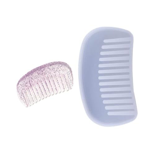 Gogogmee Kristallklare Silikonform Kammform für Epoxidharz Basteln Flexible Wiederverwendbare DIY Gießform für Handgemachte Kämme Leicht zu Reinigen Langlebig und Ungiftig von Gogogmee