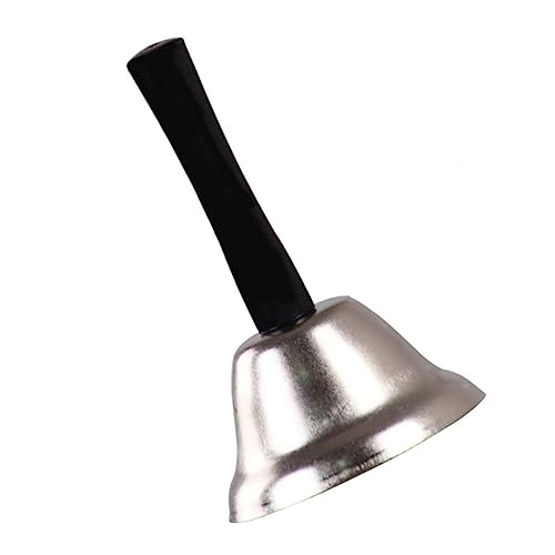 Gogogmee Laute Handglocke mit Holzgriff Metallglocke für Service und Empfangsbereiche Hochwertige Musikalische Percussion mit Elegantem Design von Gogogmee