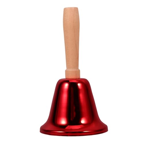 Gogogmee Lautes Handklingel mit Holzgriff Robuste Metall-Call-Bell Handlich Vielseitig für Restaurant Schule Haushalt zum Rufen Aufmerksamkeit Gogogmee Lautes Handklingel mit Holzgriff Robuste Metall-Call-Bell Handlich Vielseitig für Restaurant Schule Haushalt zum Rufen Aufmerksamkeit von Gogogmee