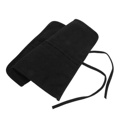 Gogogmee Leinwand Rollmäppchen Pinsel Tasche Doppellagig Großer Fassungsvermögen mit Bindeband Leicht Tragbar Pinselaufbewahrung für Chinesische Kalligraphie und Malerei Schützt von Gogogmee