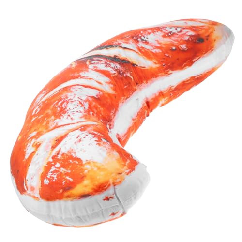 Gogogmee Lustiges Grillwurst Kissen Plüschstoff Weiches Realistisches Grillwürstchen Deko Kuschelkissen Vielseitiges Lustiges Plüschtier für Sofa Schlafzimmer und Geschenk von Gogogmee
