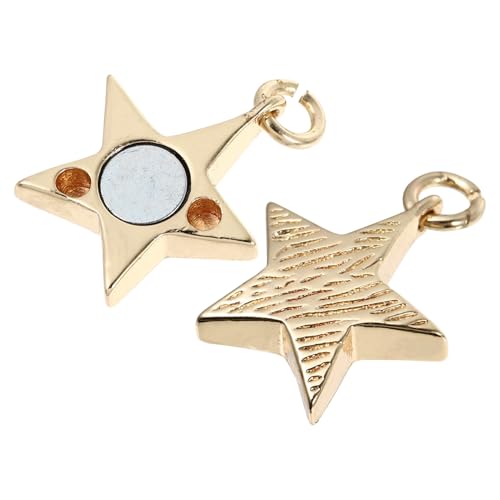 Gogogmee Magnetischer Schmuckverschluss aus Langlebiger Fünfzackiger Stern Starker Magnetverschluss für DIY Armbänder und Halsketten Sicherer Verschluss für Individuelle Schmuckgestaltung von Gogogmee