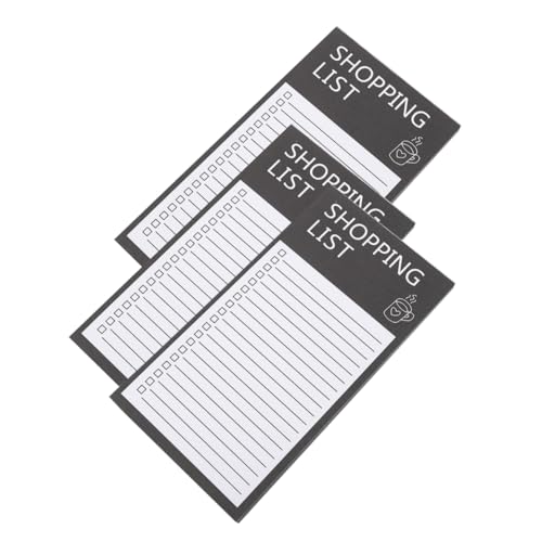 Gogogmee Magnetisches Notizbuch für Kühlschrank Teiliges Einkaufsliste Notepad Dekorativer Memo Block mit Vollständigem Magnetrücken für Einkaufslisten und Notizen von Gogogmee