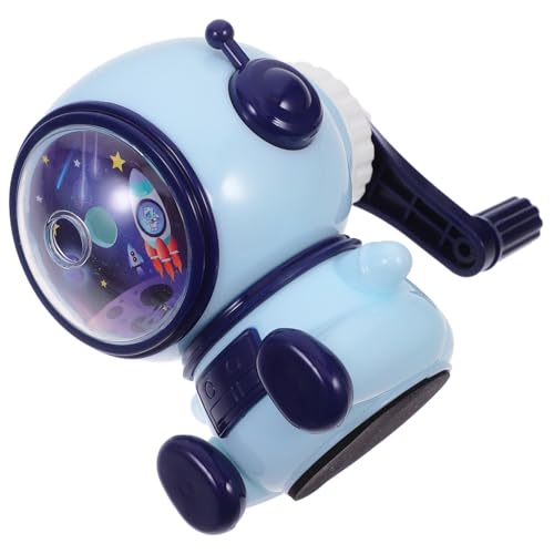 Gogogmee Manueller Bleistiftspitzer Astronaut Cartoon Design Handkurbel Einstellbar für Dicke und Dünne Stifte Tragbar für Schule Künstler Gogogmee Manueller Bleistiftspitzer Astronaut Cartoon Design Handkurbel Einstellbar für Dicke und Dünne Stifte Tragbar für Schule Künstler von Gogogmee